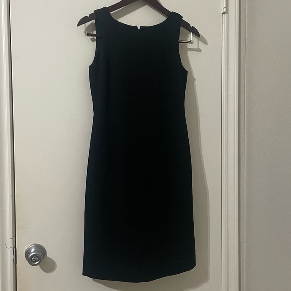 Alex Garfield Vintage Black Sleeveless Sheath Dress Size 0 - Picture 2 of 5